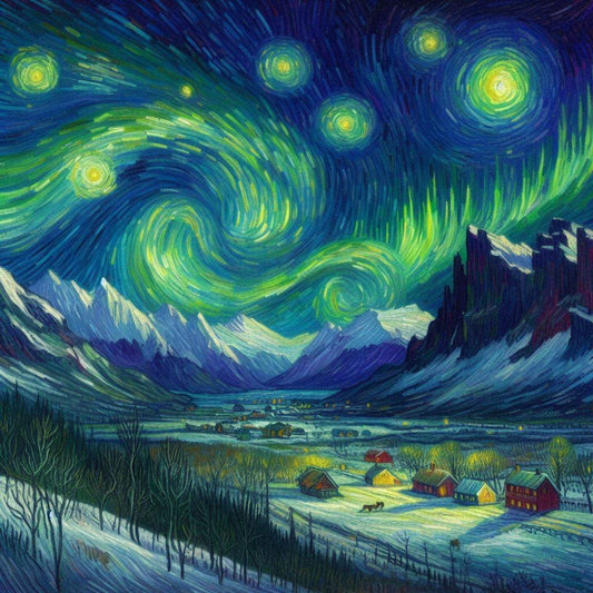 7 Natural Wonders x Van Gogh Inspired